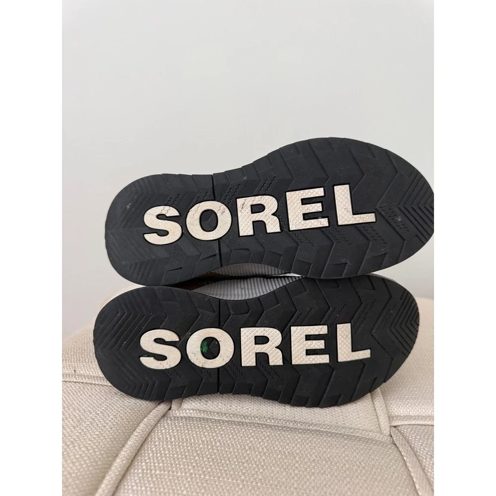 Sorel Kids Out N About Classic Waterproof Duck Boots Grey Brown NY4563-224 Sz 3